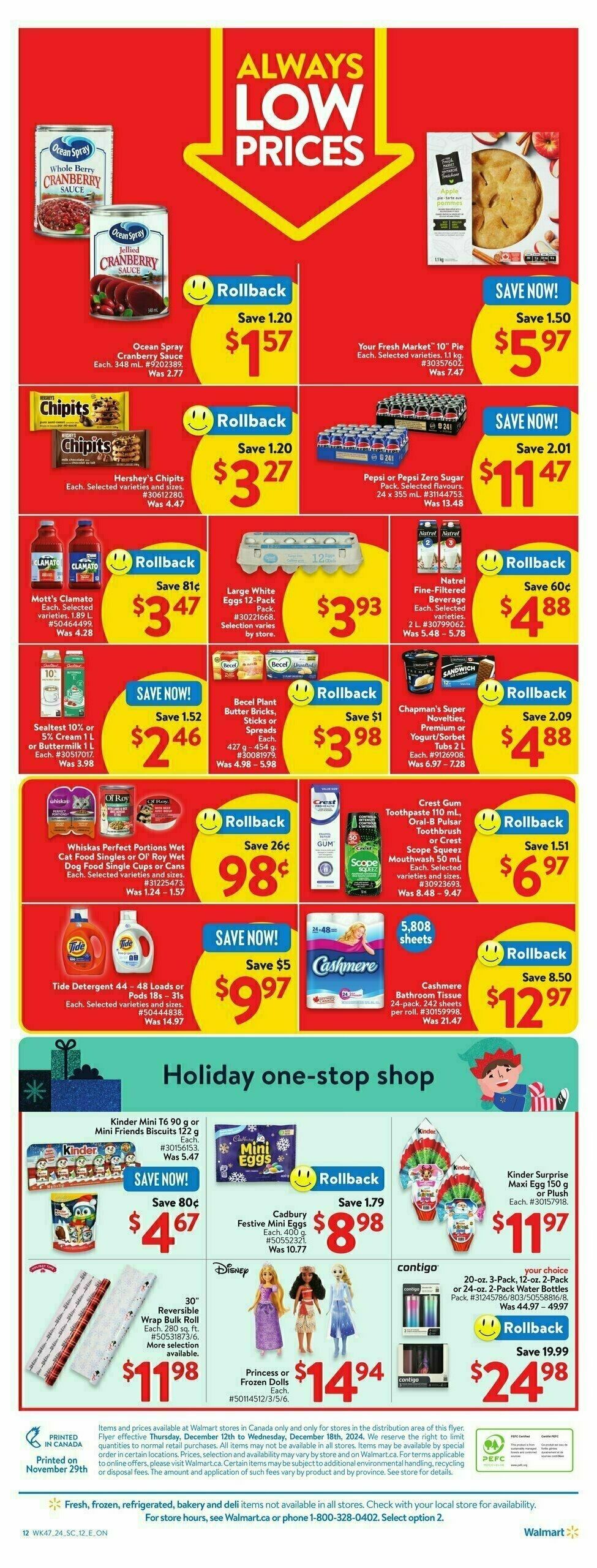 Walmart Flyer from December 12