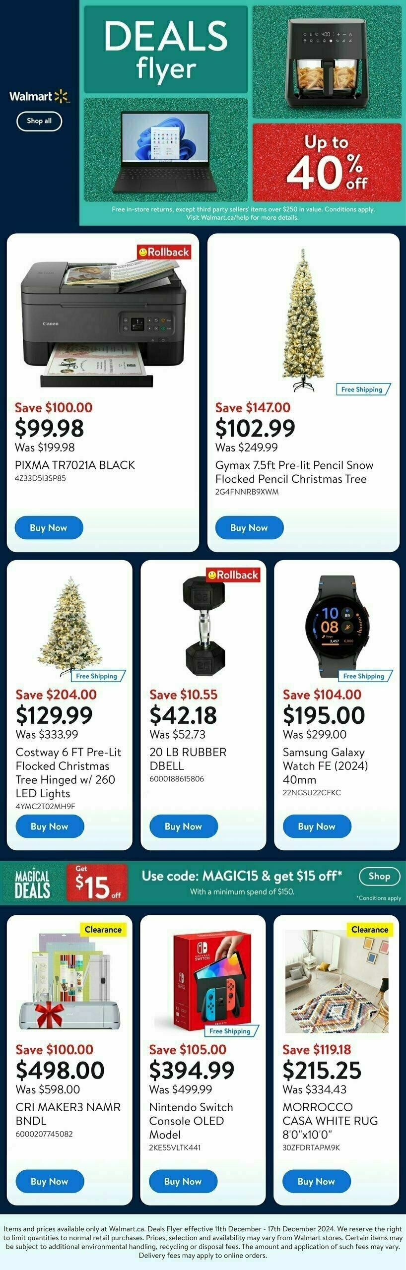 Walmart Deals Flyer Flyer from December 12