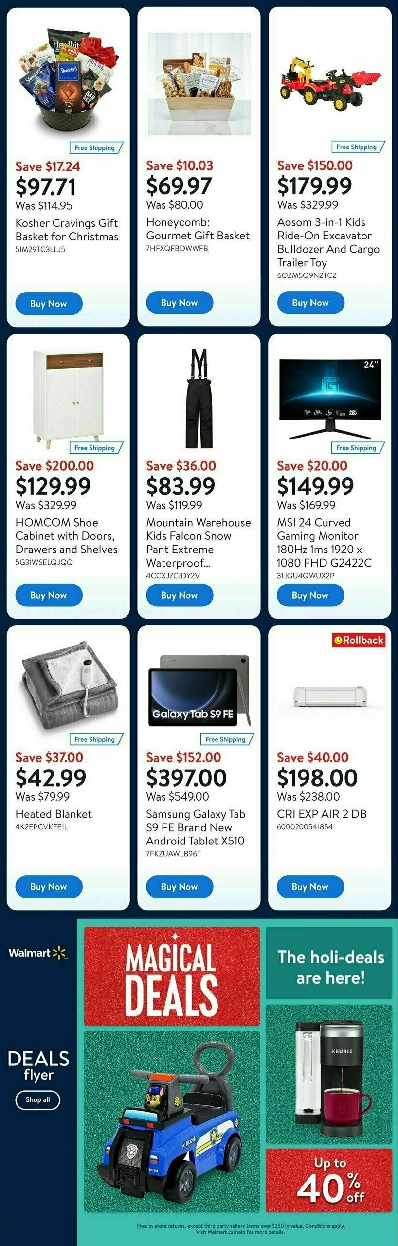 Walmart Deals Flyer Flyer from December 12