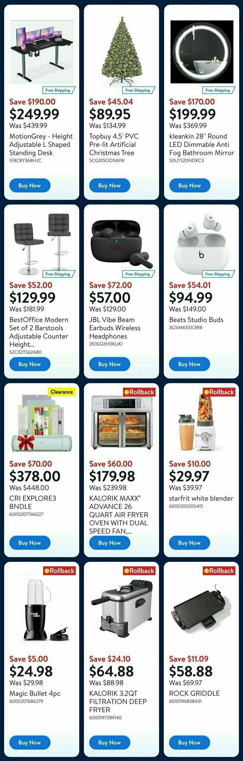 Walmart Deals Flyer Flyer from December 12