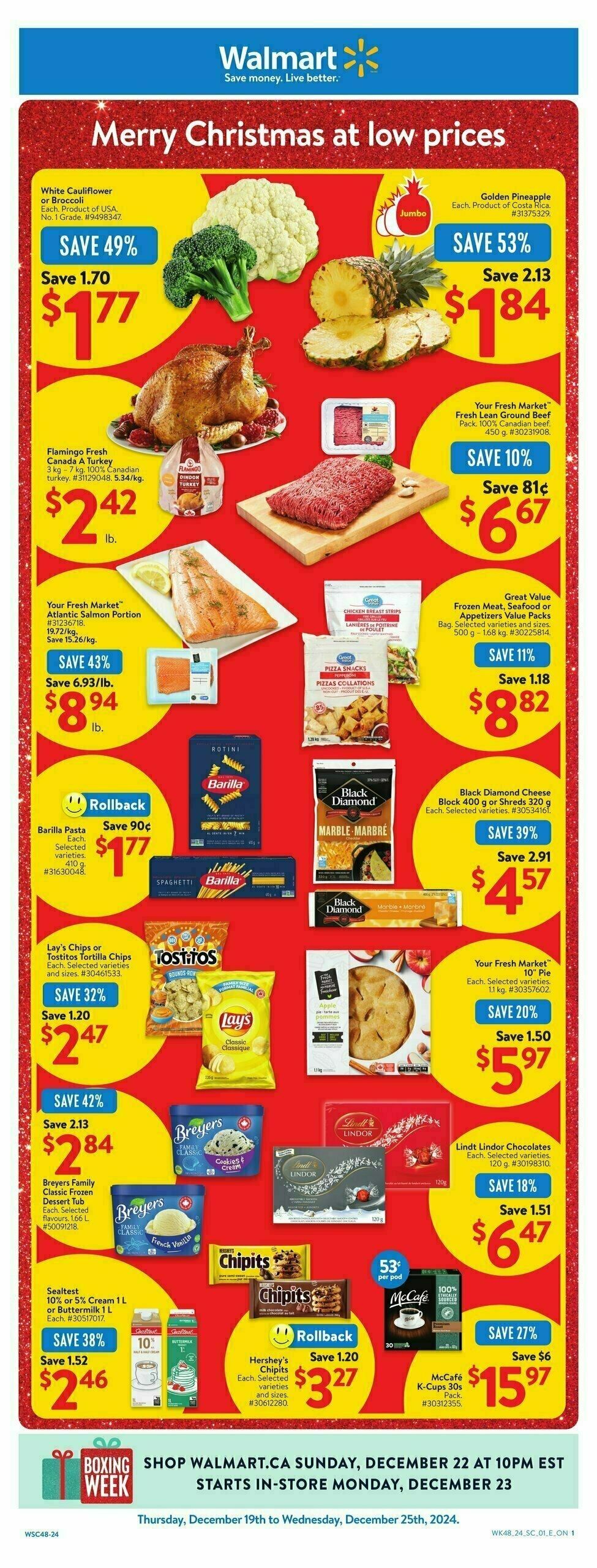 Walmart Flyer from December 19