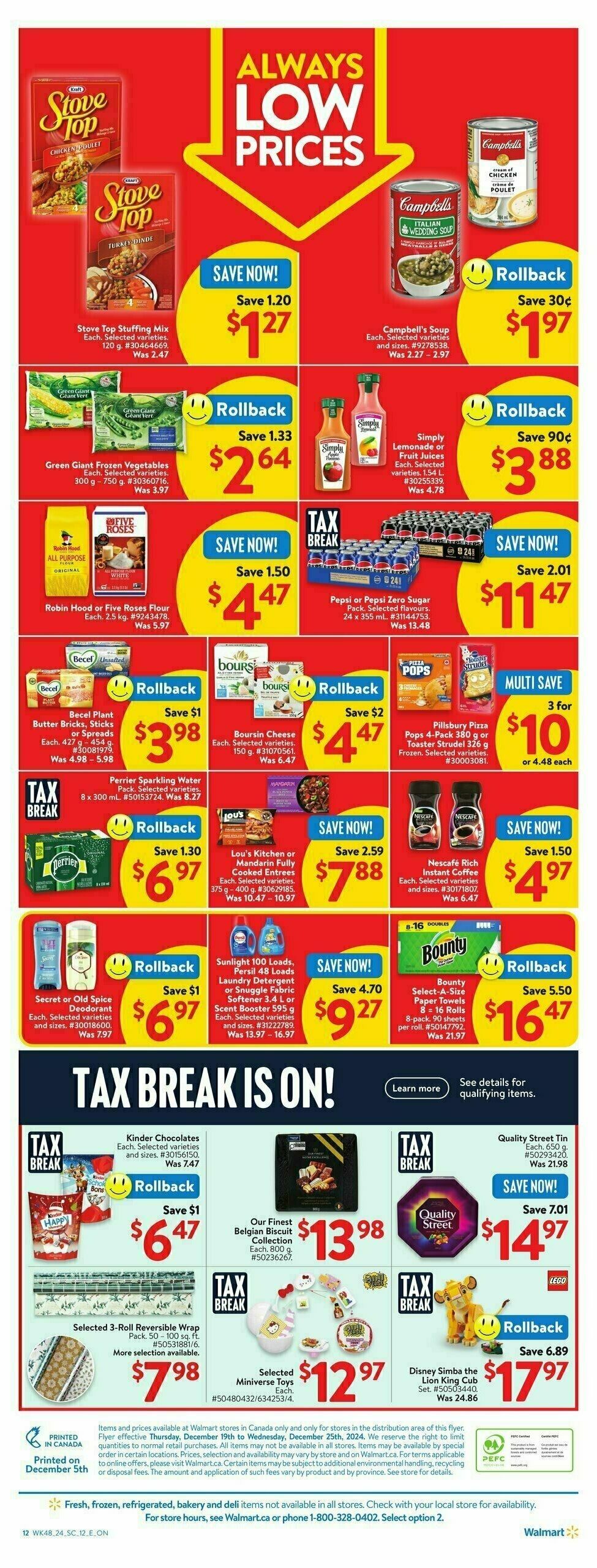 Walmart Flyer from December 19