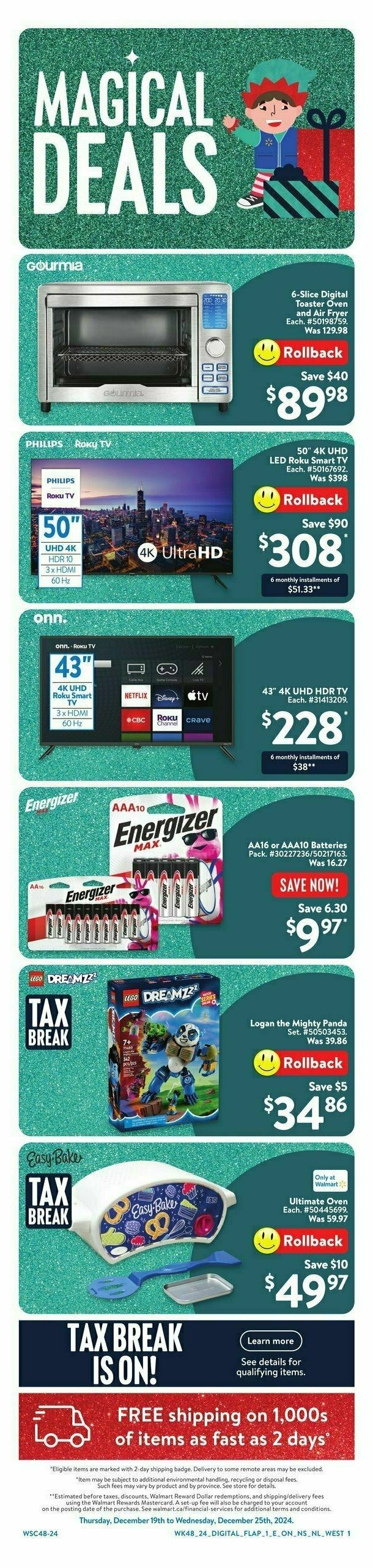 Walmart Flyer from December 19