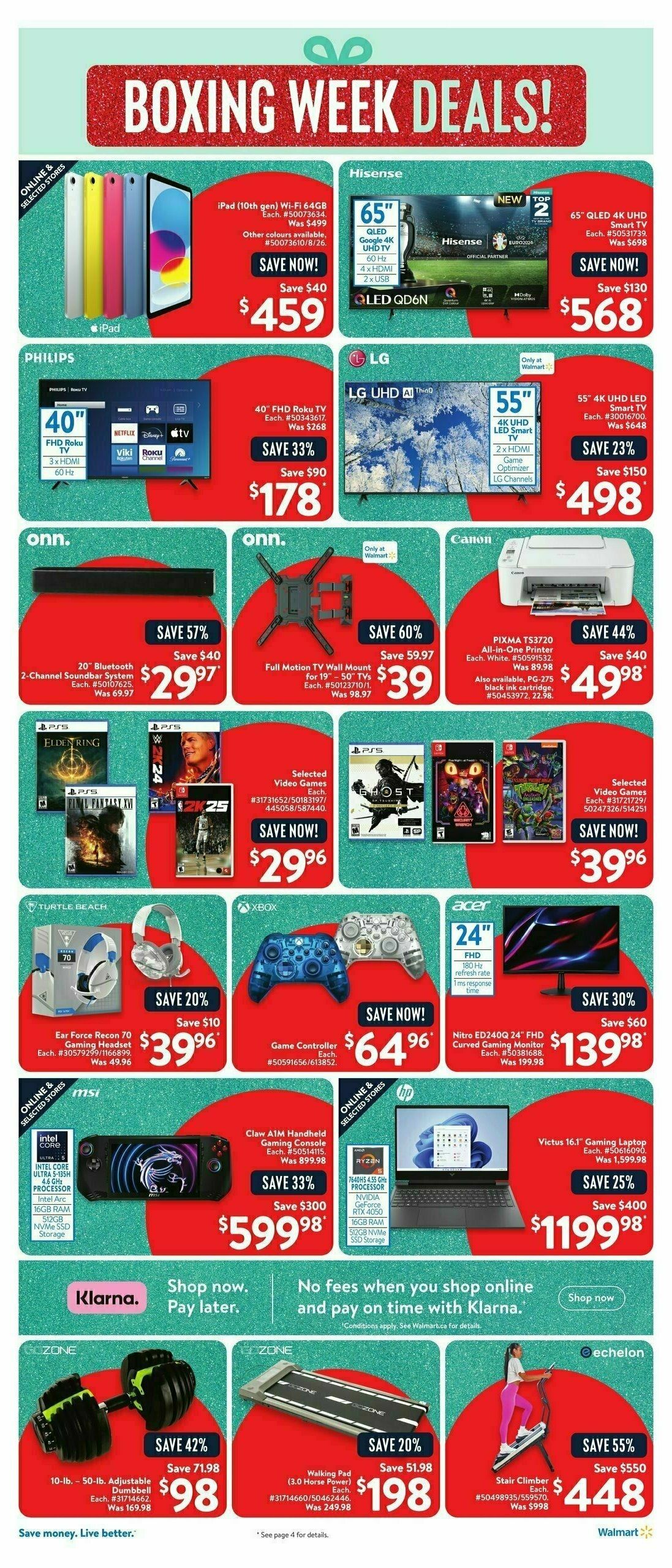 Walmart Boxing Week Flyer Flyer from December 23