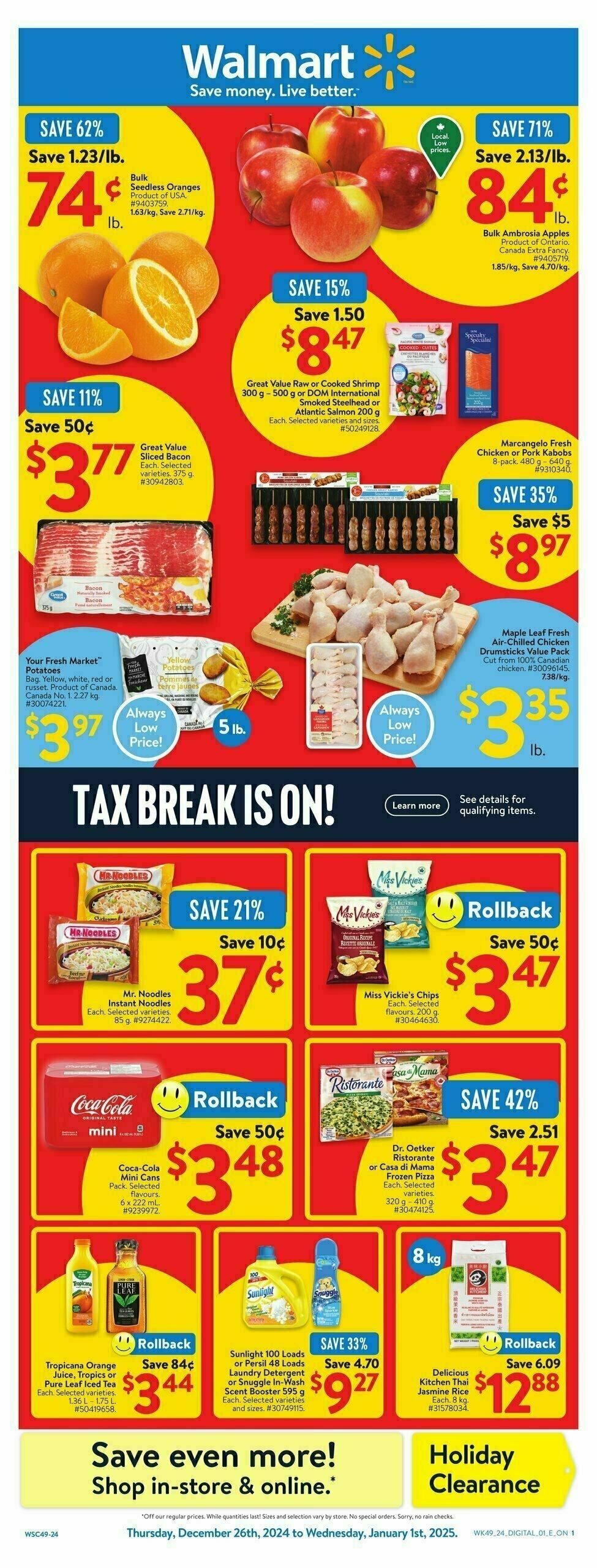 Walmart Flyer from December 26