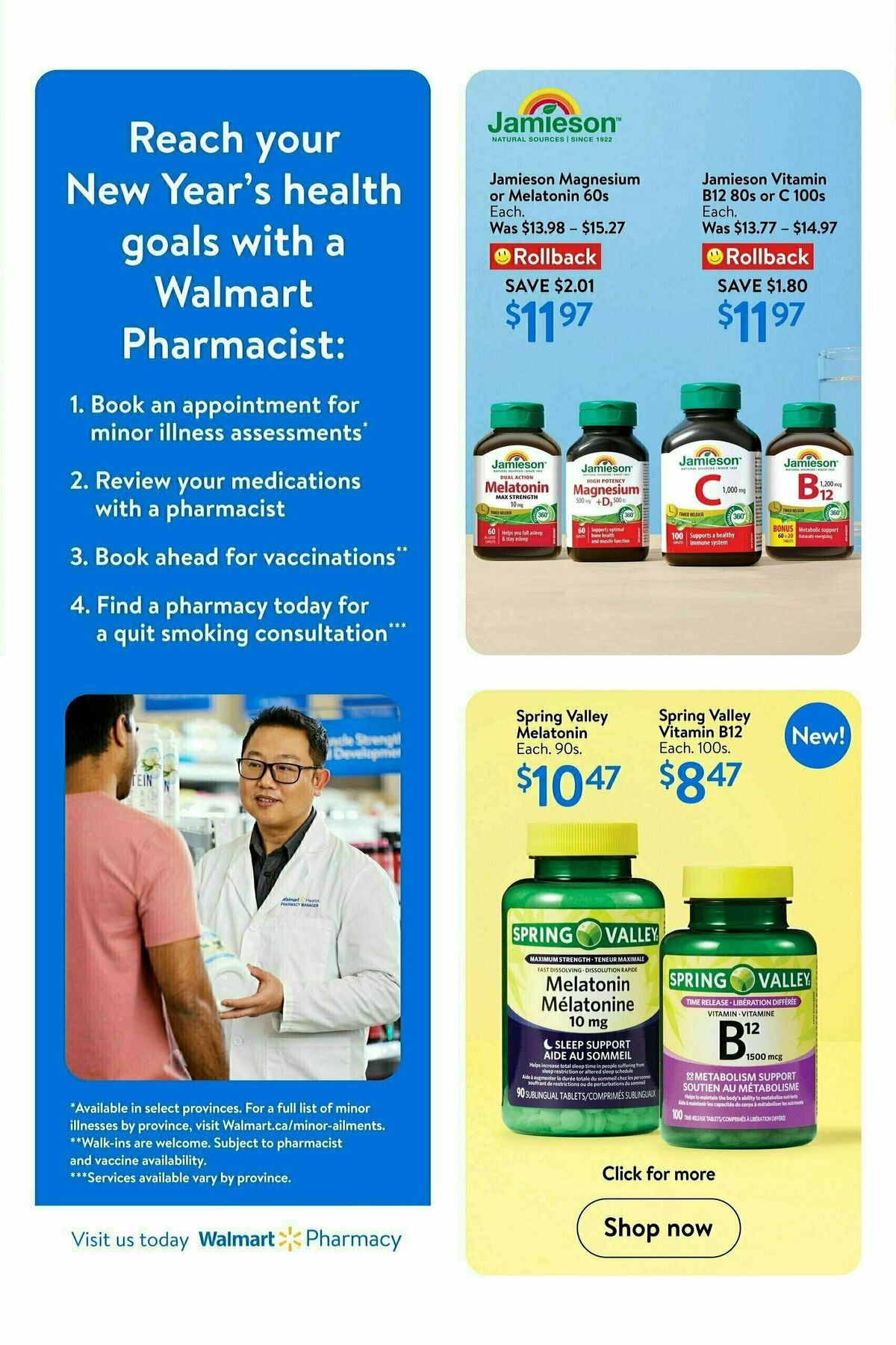 Walmart Your Best Year Starts Here Flyer from January 2