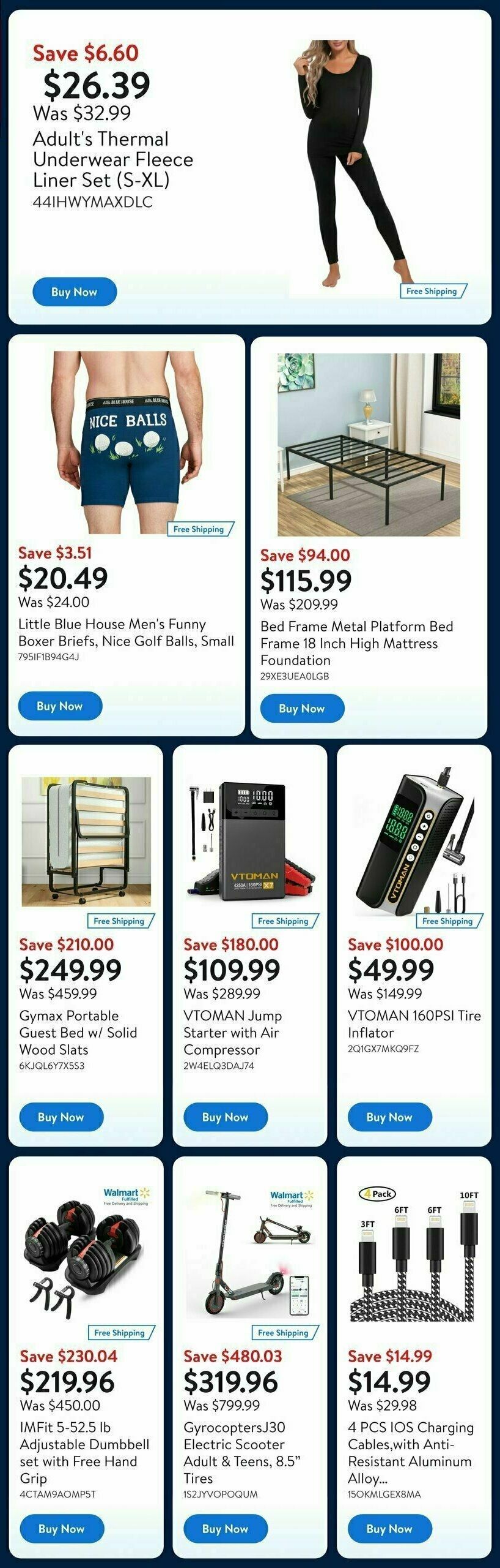 Walmart Deals Flyer Flyer from January 2