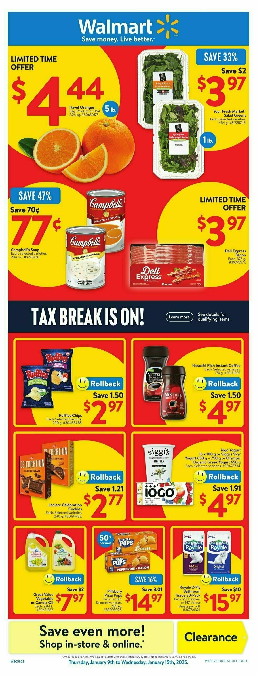 Walmart Flyer from January 9