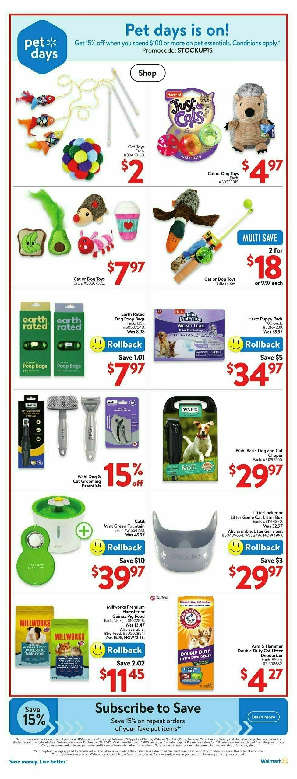 Walmart Flyer from January 9