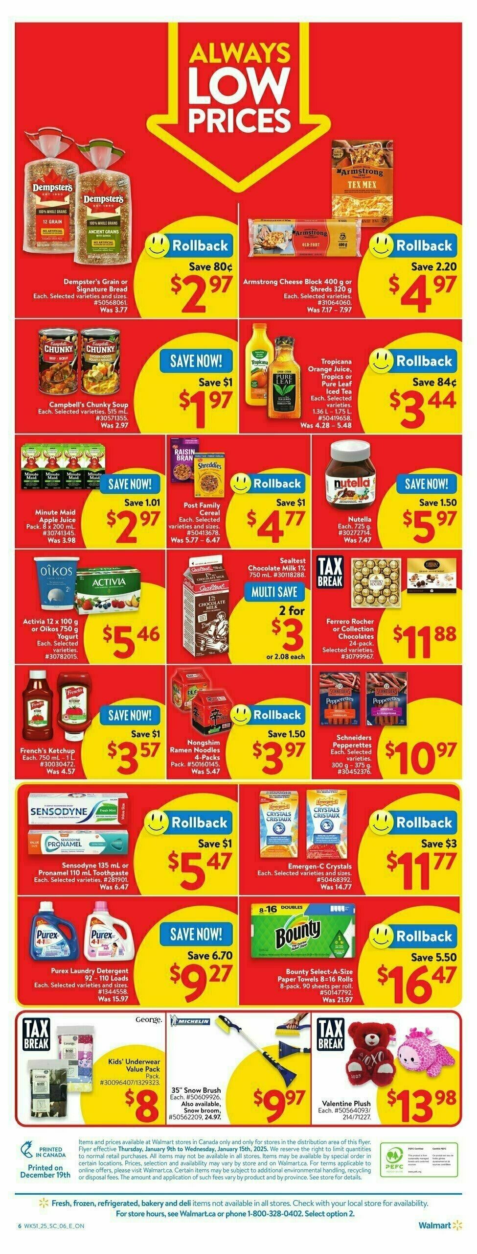 Walmart Flyer from January 9