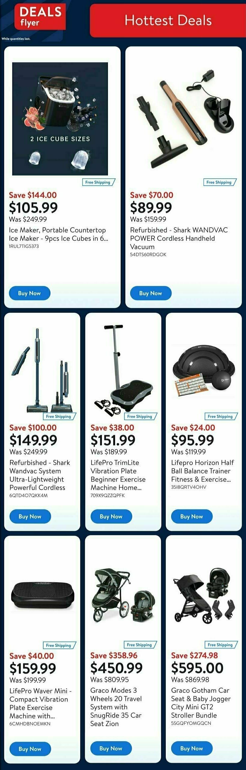 Walmart Deals Flyer Flyer from January 16