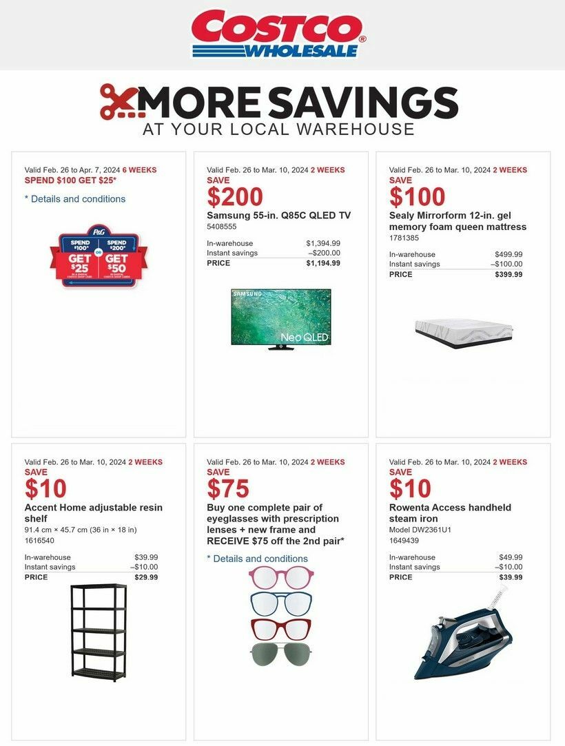 Costco Flyer from February 26