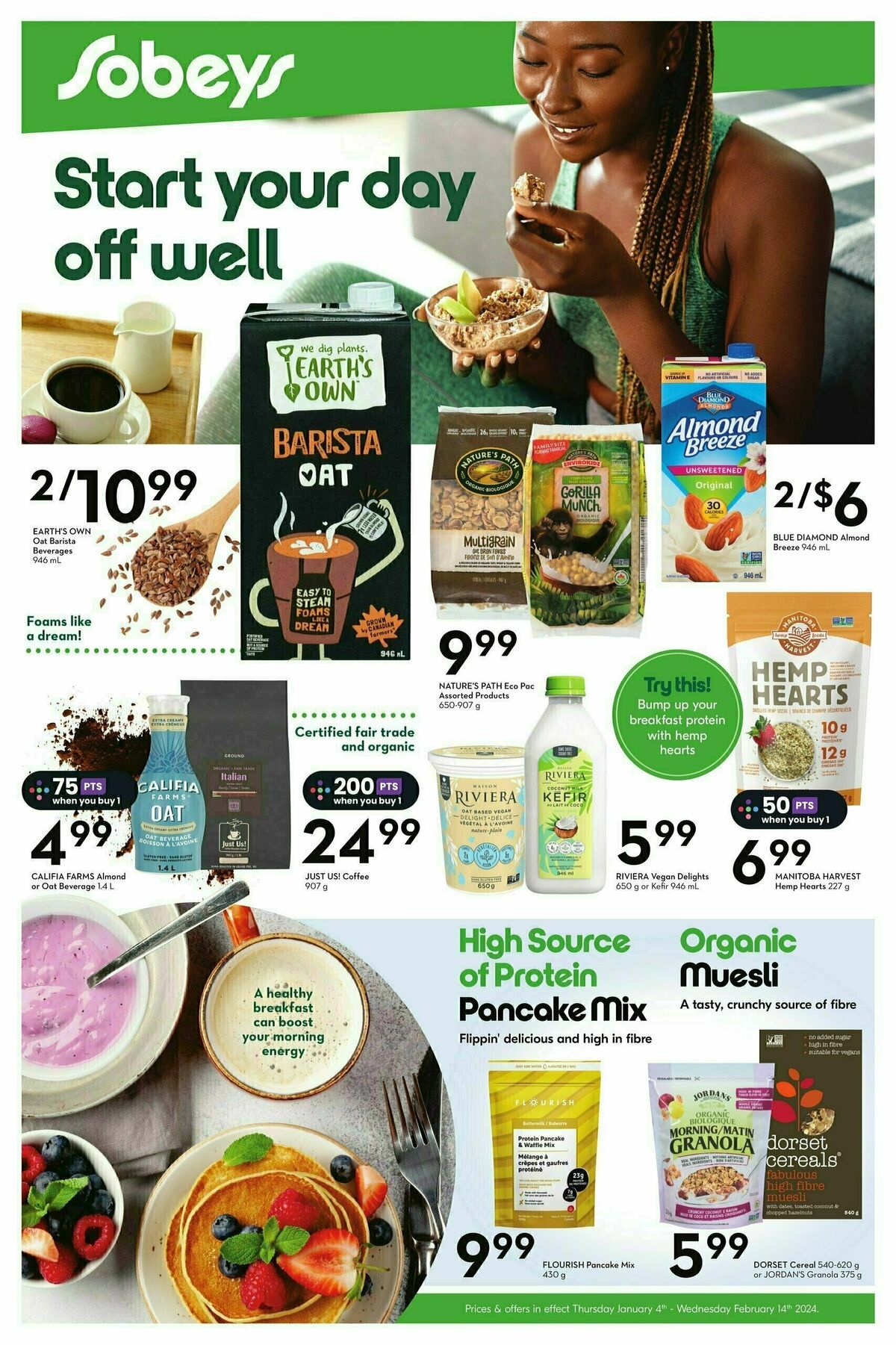 Sobeys Wellness Flyer from January 4