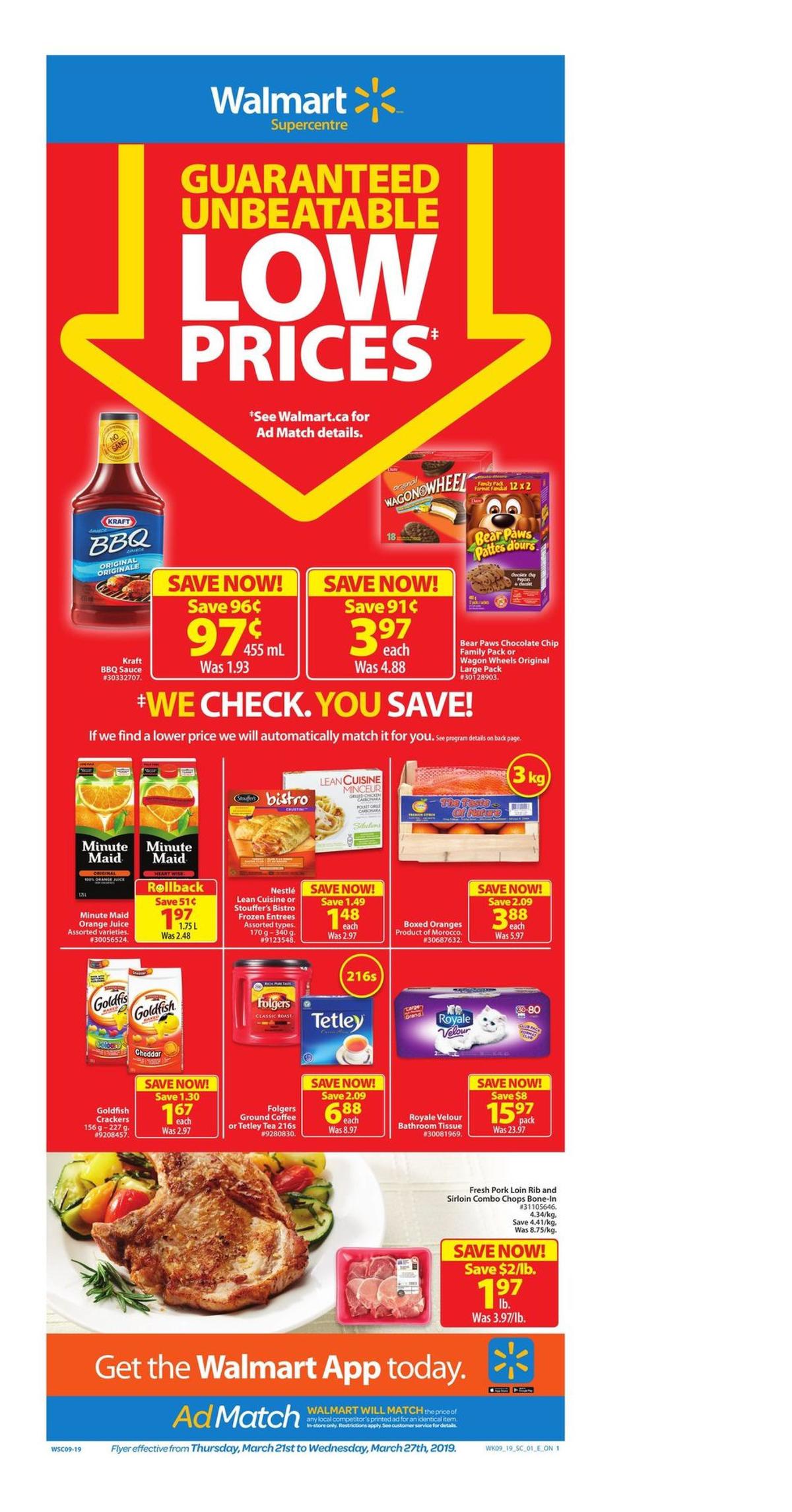 Walmart Flyer From March 21   1 