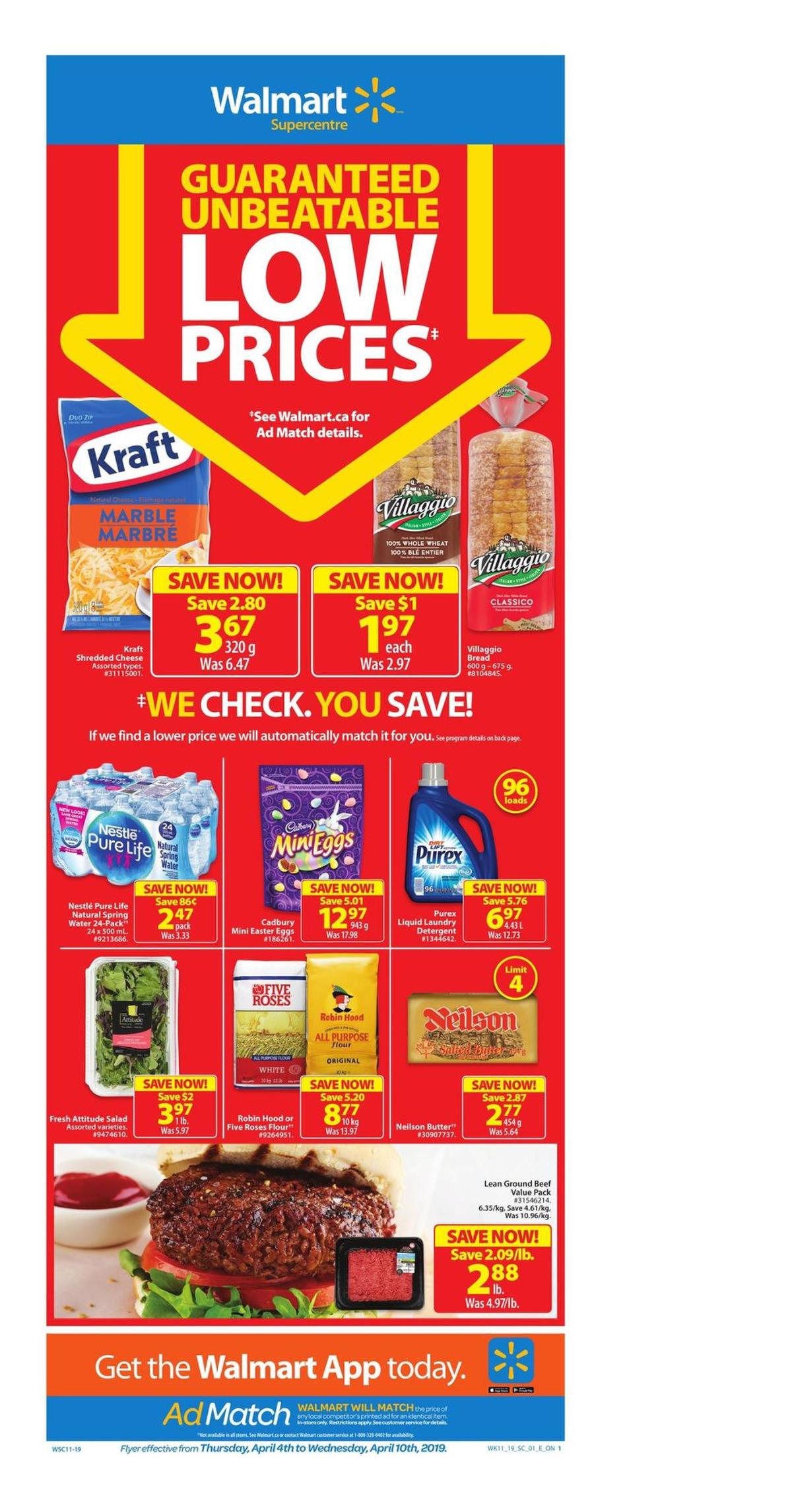 Walmart Flyer from April 4