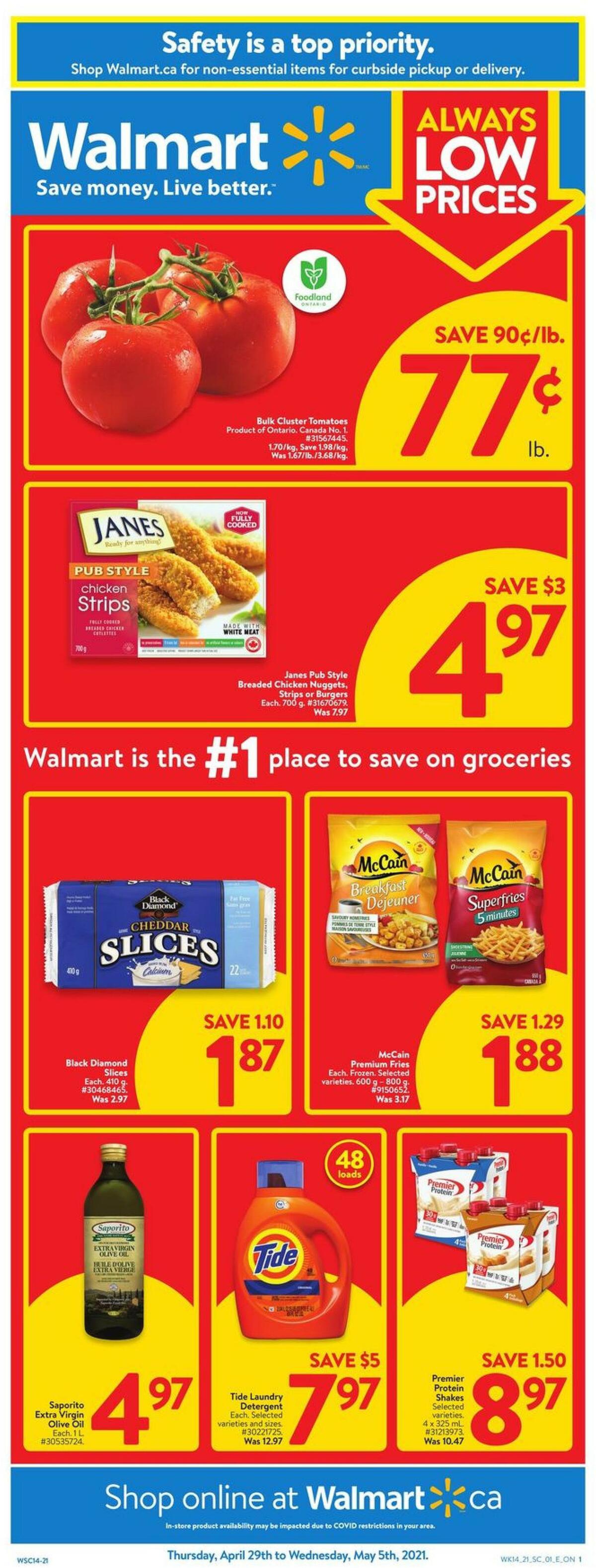 Walmart Flyer from April 29