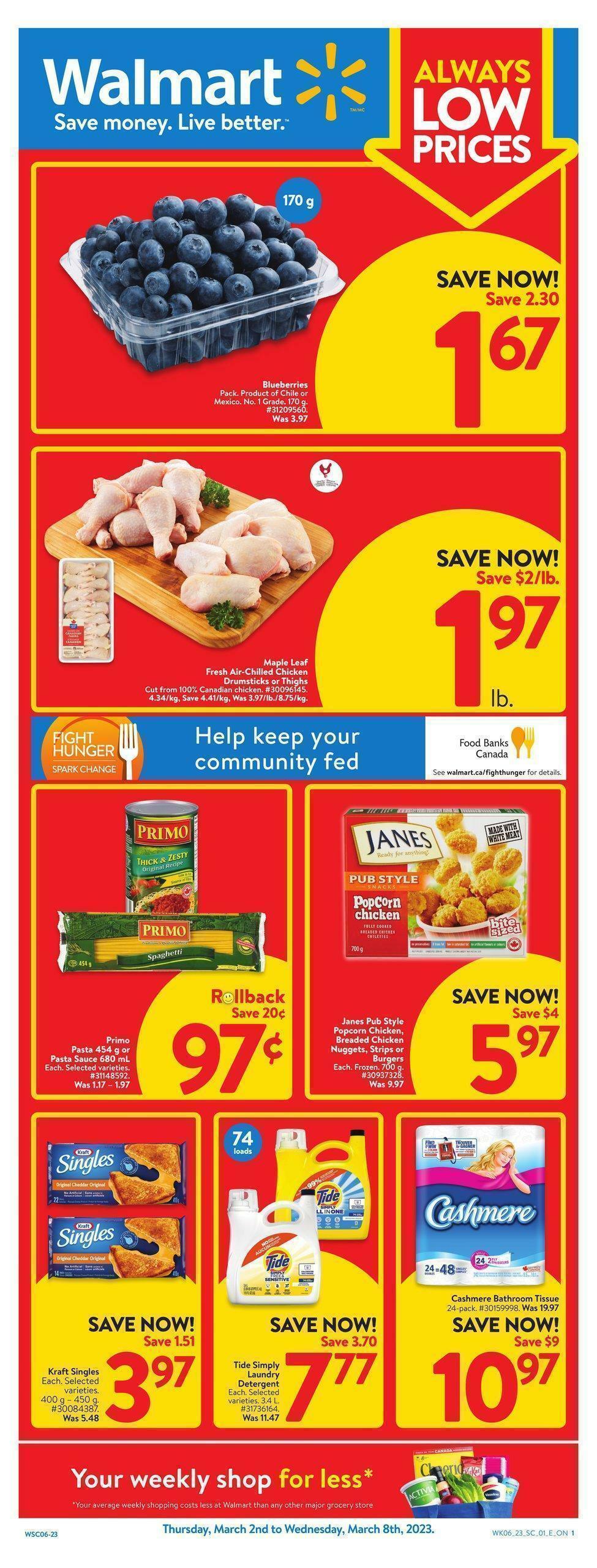 Walmart Flyer from March 2