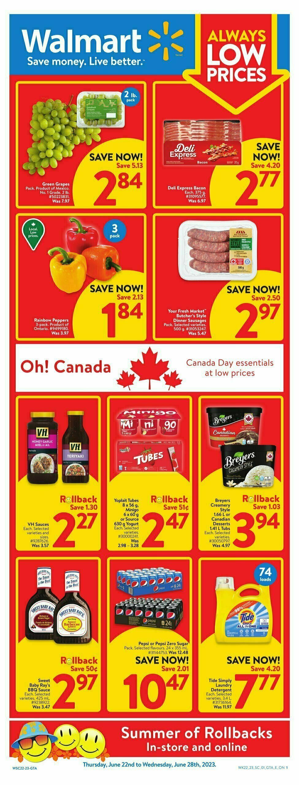 Walmart Flyer from June 22