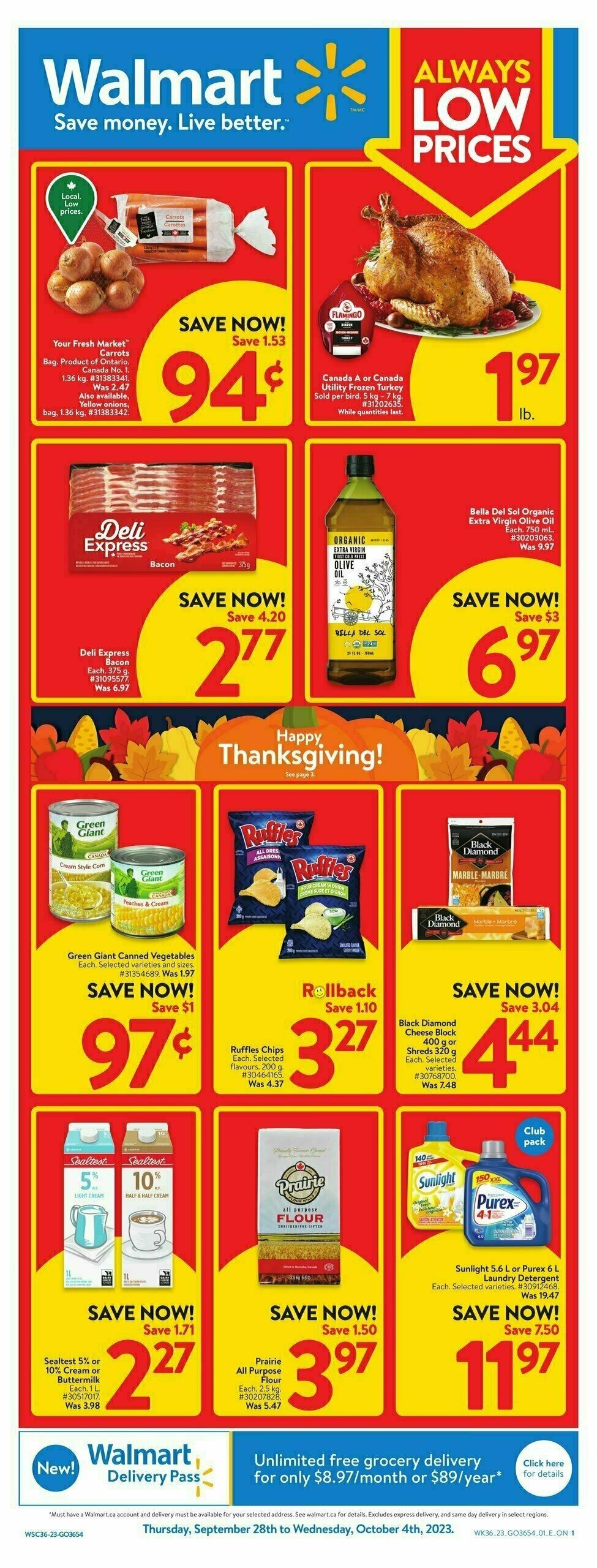 Walmart Flyer from September 28