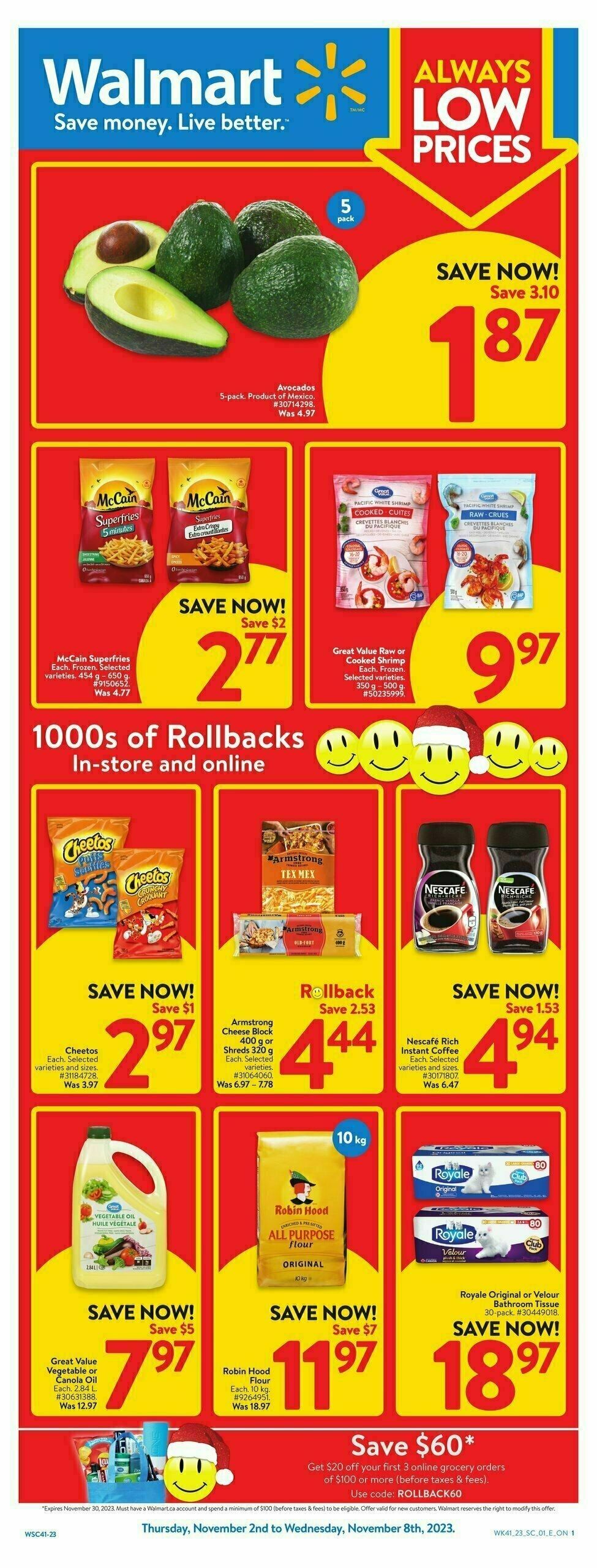 Walmart Flyer From November 2