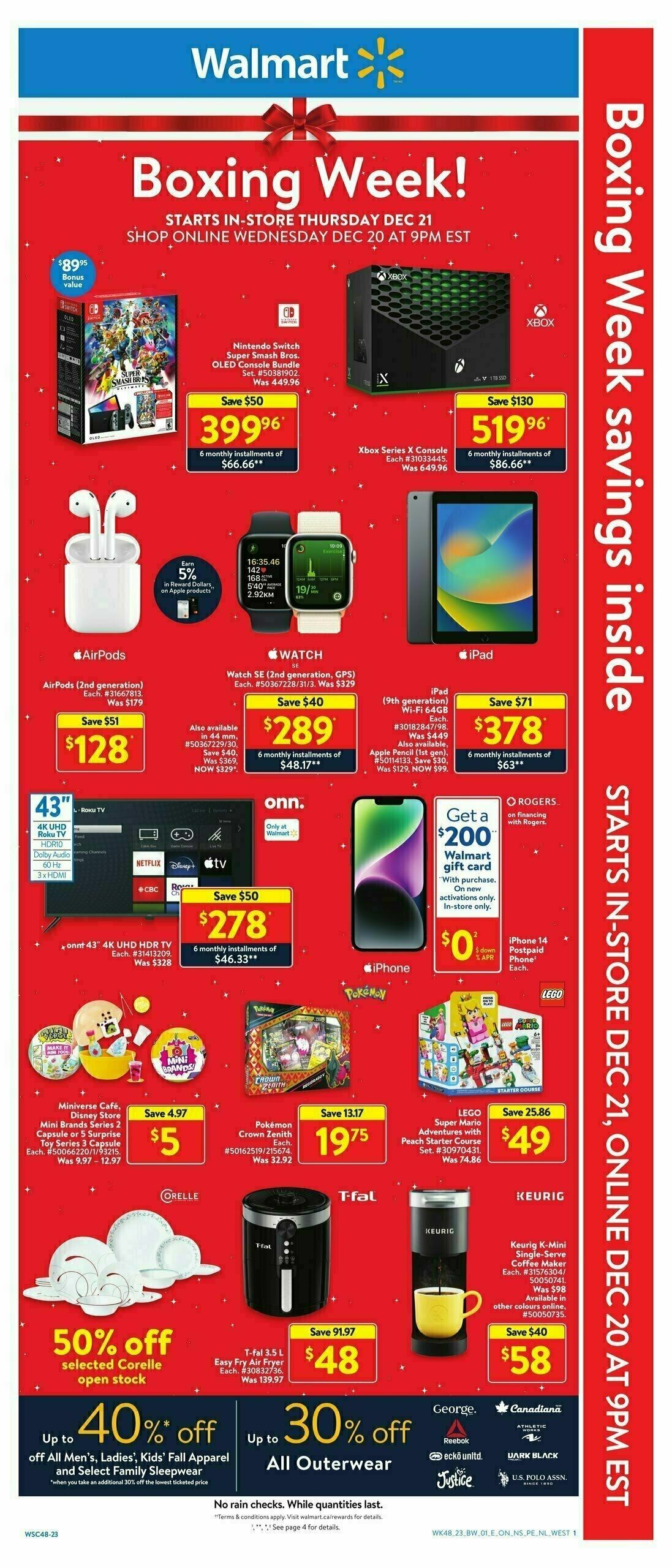 Walmart Boxing Week Flyer Flyer from December 21