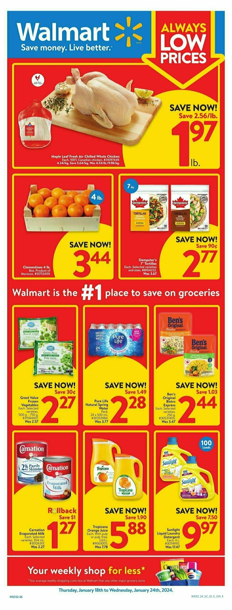 Walmart Flyer Flyer from January 18